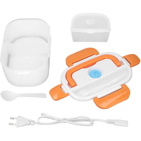 Multifunktionale, tragbare elektrische Lunchbox, schnelles Aufheizen 100-240V, EU-Stecker, kompaktes und leichtes Design für Mittagessen im Büro oder auf Reisen.