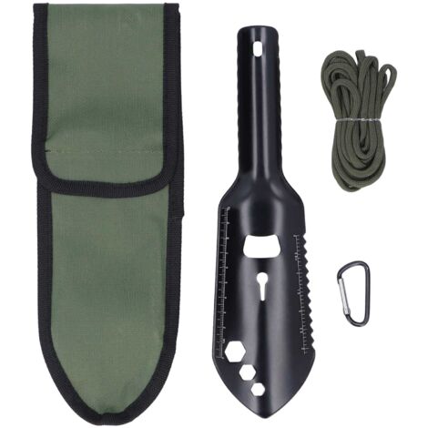 Multifunktionale Überlebensschaufel aus Aluminiumlegierung für Wandern und Camping