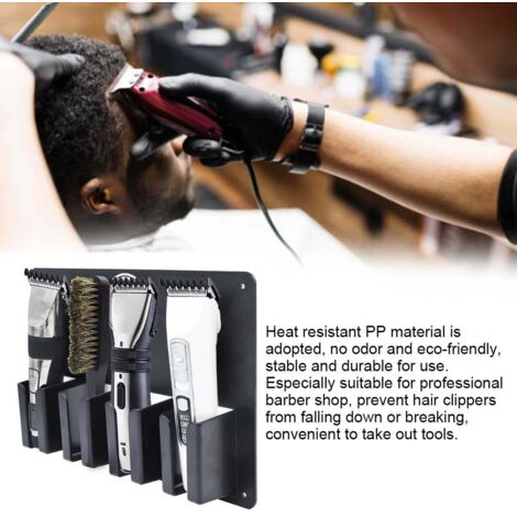 Multifunktionale Wandhalterung für elektrische Haarschneidemaschinen, Bürsten und Haaraccessoires