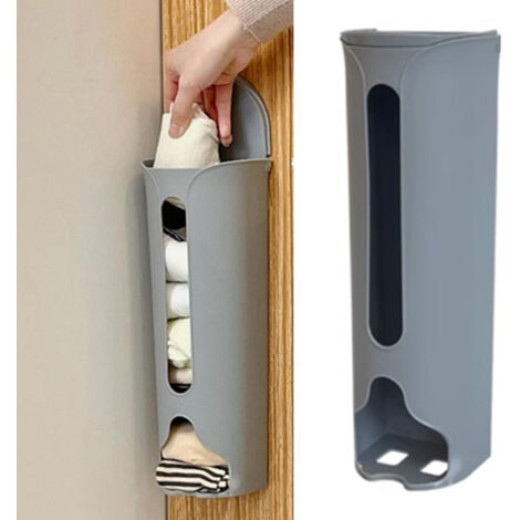 Multifunktionale, wandmontierte Unterwäscheaufbewahrungsbox aus Kunststoff mit markenlosen Aufklebern