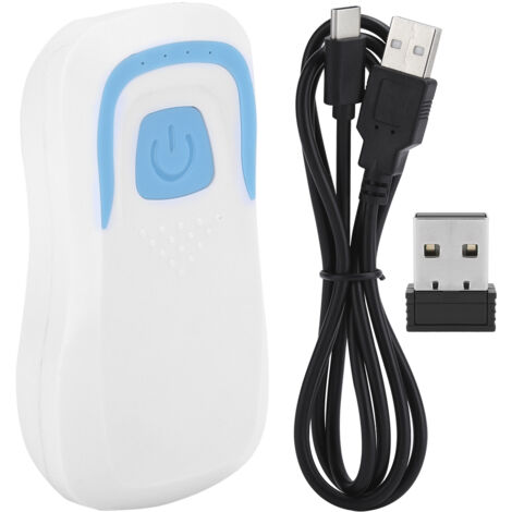 Multifunktionaler 2,4-GHz-Funk-QR-Code-Leser für RFID- und IC-Karten – Weiß