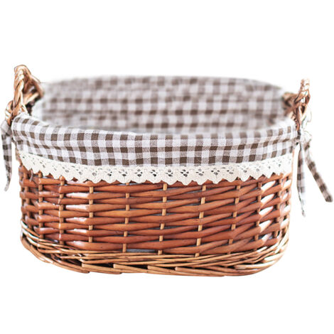 Multifunktionaler Aufbewahrungskorb aus Naturholz  Erhältlich in 2 Größen (21/24 cm)  Unbehandelt, abwaschbar und umweltfreundlich  Ideal für jeden Raum (Badezimmer, Wohnzimmer, Schlafzimmer usw.)  Ei
