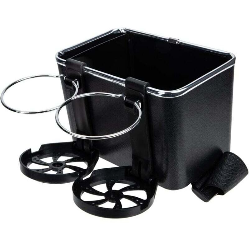 Image of XVX - Organizador multifuncional para coche para bebidas o teléfono móvil Color: Negro