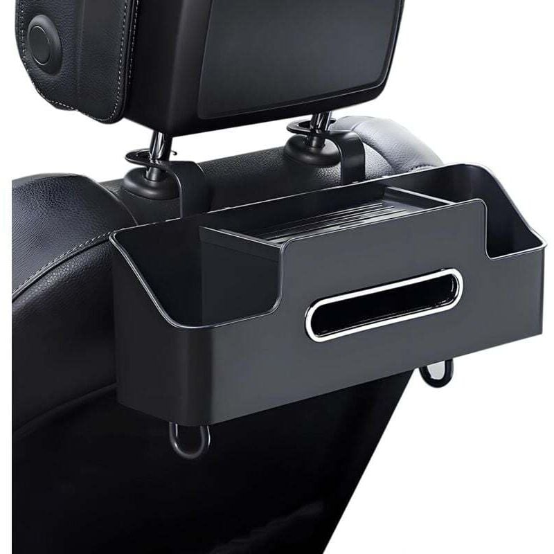 Image of Multifunktionaler Autositz-Organizer mit Taschentuchhalter und hängendem Auto-Getränkehalter