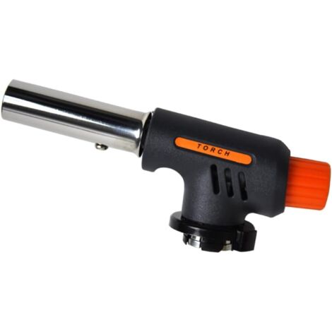 Multifunktionaler Butanbrenner mit manueller Zündung für BBQ, Camping und Kochen, Flammenbrenner zum Grillen und Auftauen