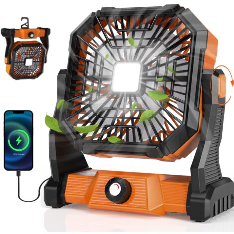 Multifunktionaler Camping-Hängeventilator mit Licht, tragbare Deckenleuchte, Belüftungsbeleuchtung, für Zelt und Outdoor-Aktivitäten