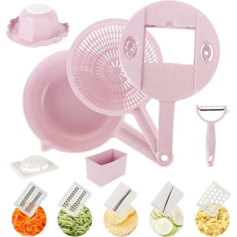 Multifunktionaler Gemüseschneider, Zwiebelschneider, manueller Gemüseschneider, Gemüseschneider und -zerkleinerer, zum Schälen von Gemüse, Obst und Gemüse
