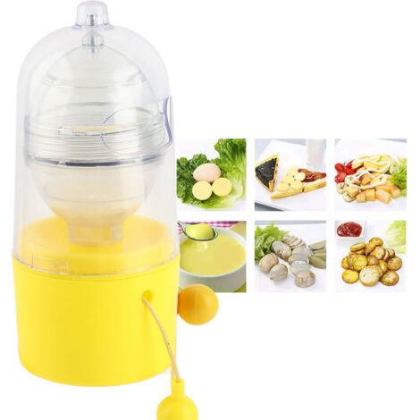 Multifunktionaler Handmixer, ABS und Silikon, Handmixer-Set zum luftdichten Verquirlen von Eiweiß und Eigelb – 186 g
