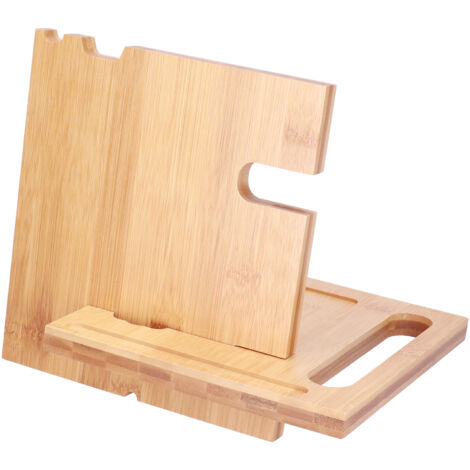 Multifunktionaler Handyhalter aus Holz, Aufbewahrungsbox für Geldbörsen für Büro und Wohnzimmer