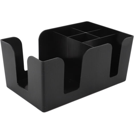 Multifunktionaler Kaffeestation-Organizer mit 6 ABS-Fächern für Gewürze und Kaffeezubehör