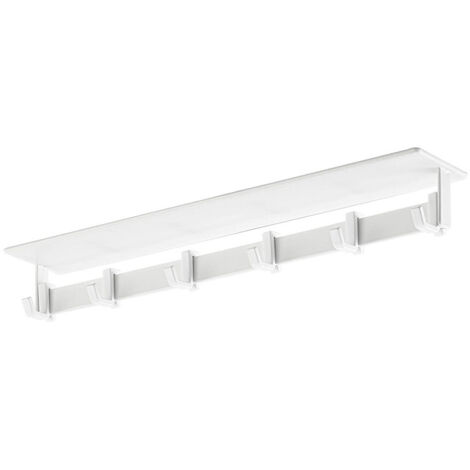 Multifunktionaler Küchenorganizer mit Handtuchhalter und Magnetleiste, zur platzsparenden Wandmontage ohne Bohren.