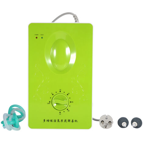 Multifunktionaler Ozongenerator 220V 50Hz 400mg/h, Sterilisator für Wasser und Gemüse (grün)