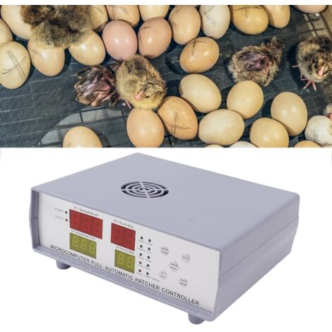 Multifunktionaler professioneller Inkubationscontroller mit 5 Modi, mikroelektronischem Display, 4 Bildschirmen, Kunststoffgehäuse, Abmessungen 20,5 x 16,5 x 8,3 cm, Dualstrom, max. 999 Zyklen, 180–24