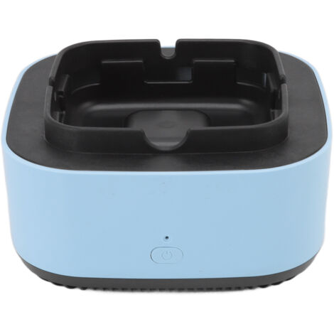 Multifunktionaler, rauchfreier Aschenbecher mit Luftionisator und Staubabweiser für Zuhause – Blau