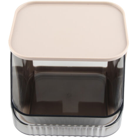 Multifunktionaler, transparenter Schreibtisch-Organizer für Teebeutel und Kaffeekapseln [Acrylgrau]