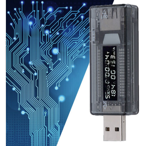 Multifunktionaler USB-Tester – Ladegerätanalysator, Spannungs-, Strom- und Kapazitätsmessung für Netzteile und Powerbanks