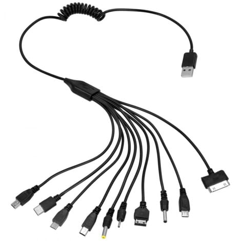 NORTHIX Multifunktionales 10-in-1-Ladekabel