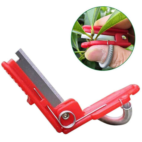 Multifunktionales Taschenmesser für Obst und Gemüse mit Fingerschutz
