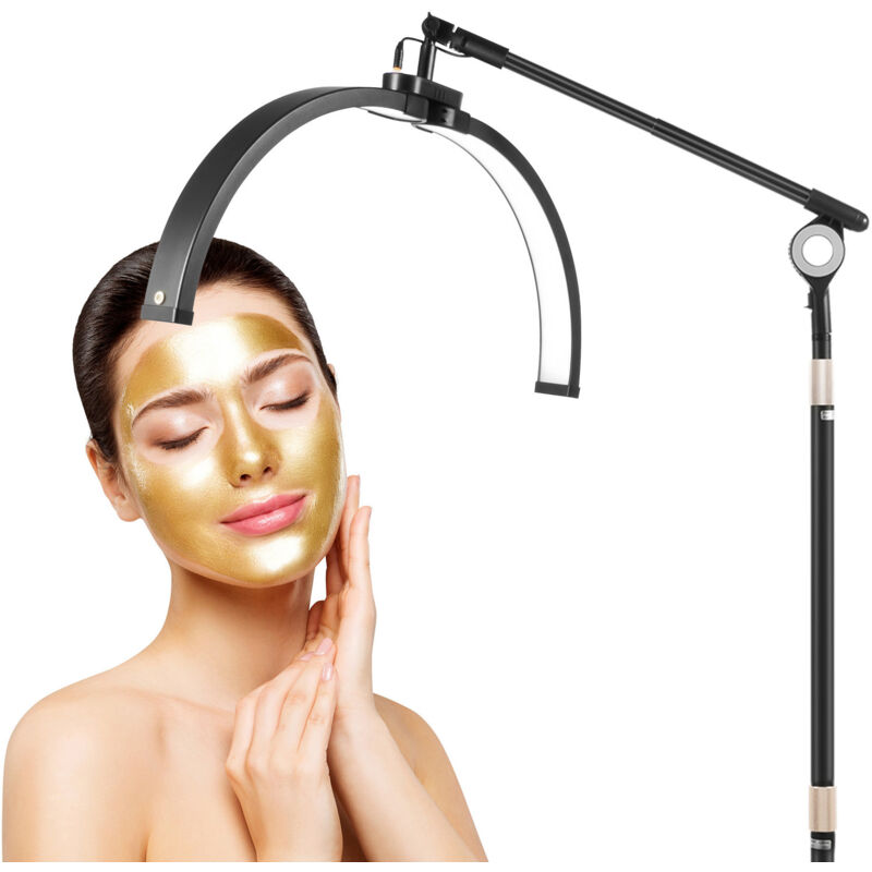 Multifunktionales tragbares Lichtband in Halbmondform 36 W 220 V mit verstellbarer Halterung für Mobiltelefone LED-Stehleuchte in Halbmondform