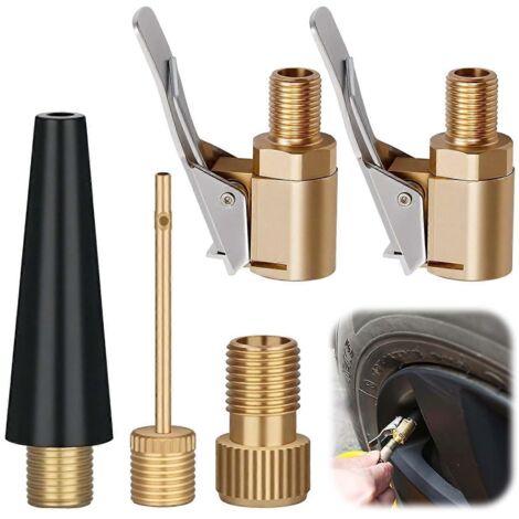 Multifunktionales Ventiladapter-Set, kompatibel mit der Bosch EasyPump, Bosch Luftpumpenzubehör, für Autoreifen, Fahrräder, Bälle