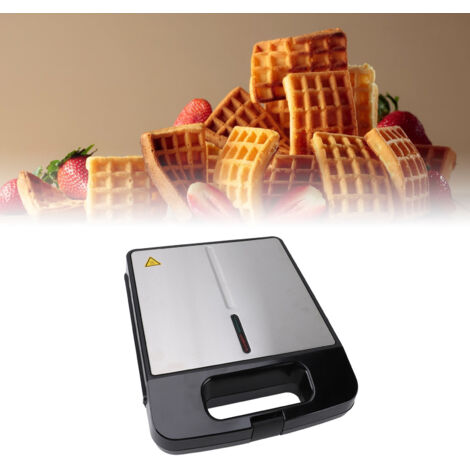Multifunktionales Waffeleisen [Marke] Sandwich-Waffeleisen Gleichmäßige Hitze Herzförmiges Design ABS Größe 30 x 26 x 34 cm 2515 g US-Stecker 110 V Für Waffeln, Brot, Kuchen Leicht zu reinigen 1 x Waf
