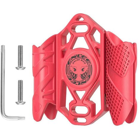 Multifunktions-Fahrrad-Tracker-Halterung, Locator-Schutzabdeckung für Wassergehäuse-Halter, Rot