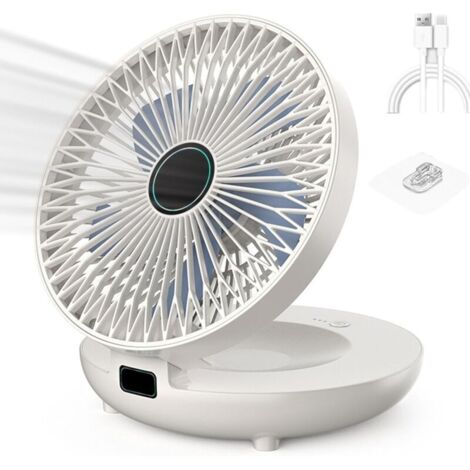 Multifunktions-Küchenventilator, wiederaufladbarer Wandventilator, kabelloser Schlafzimmerventilator, Ventilator