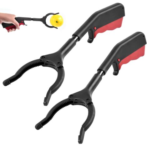 Multifunktions-Müllzange, kurzer Müllgreifer, kurzer Müllgreifer für Senioren, tragbare Müllsammelzange, Gartengreifer mit Greifarm für die Müllsammlung