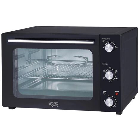 Multifunktions-umluftofen 48l 1800w schwarz - Kitchen Move - BAT-48RC