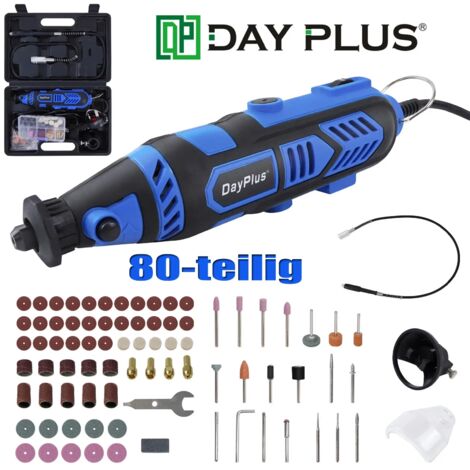 Multifunktionswerkzeug Drehwerkzeug Für Dremel Schleifgerät Schleifer 80pc Profi