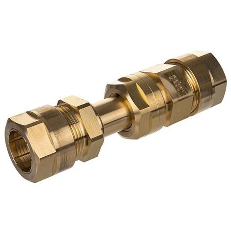 Multigebo Messing-Klemmverbinder mit Längenausgleich - 25/26 mm x 25/26 mm - 14.320.02.25KIT