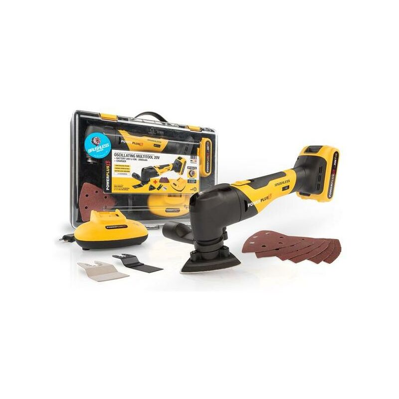 

Power Plus - Multiherramienta oscilante 20V POWXB40020 Powerplus