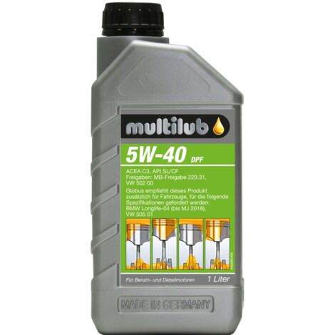 Multilub Motoröl 5W-40 DPF 1L HC-Synthese