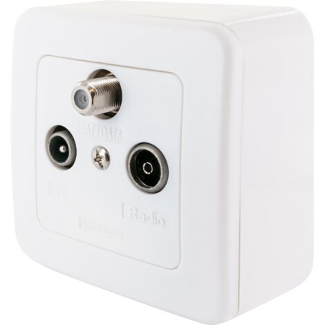 Multimedia Durchgangsdose (8 dB)