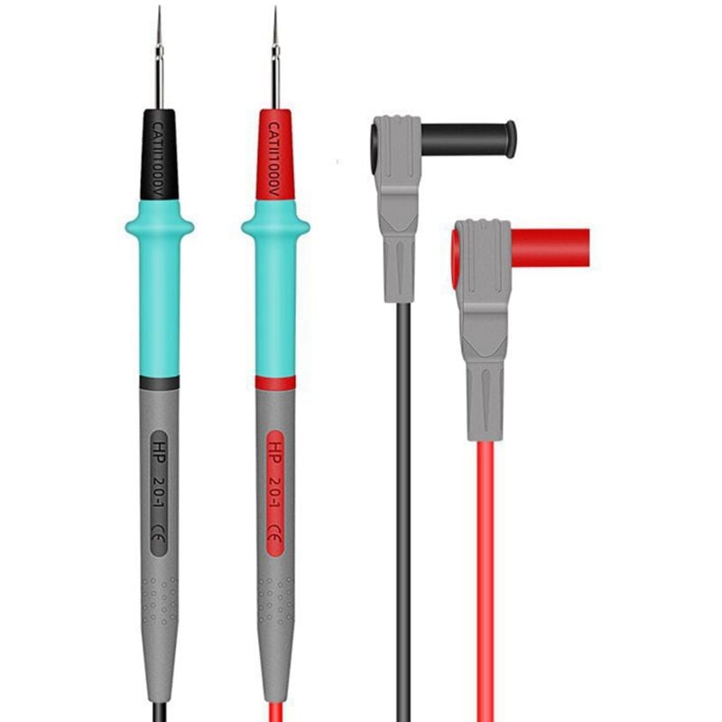 Image of Tlily - Multimeter-Messleitungen Silikonleitung 1000 v 20 ein Nadelspitzentester Multimeterkabel