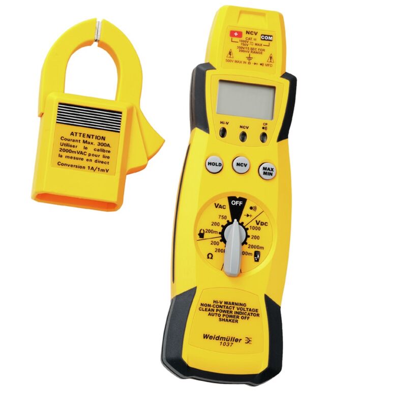 Weidmuller - multimètre 1037 - avec pince ampérométrique 9423580000