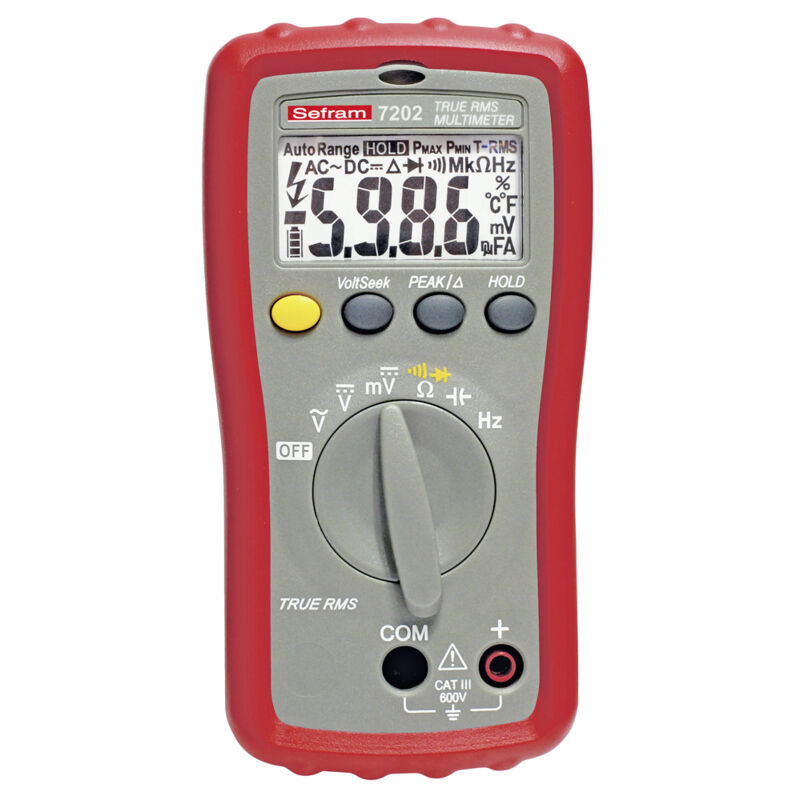 Sefram - Multimètre 7202 Portable, 600V c.a. ( Prix pour 1 )