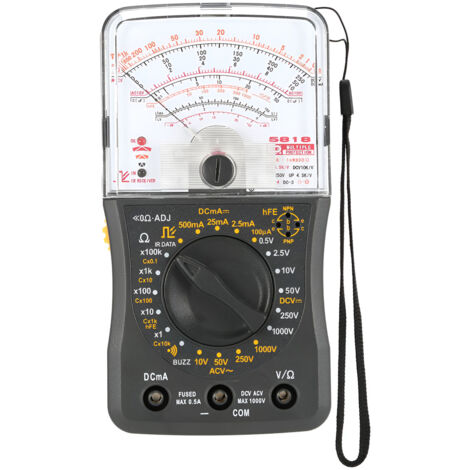 Multimètre analogique portable haute précision AC/Volts