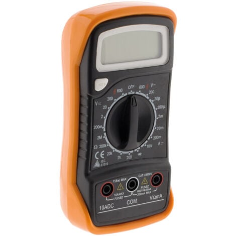 LIFEDOM Multimètre antichoc 17 calibres 6 fonctions - Zenitech