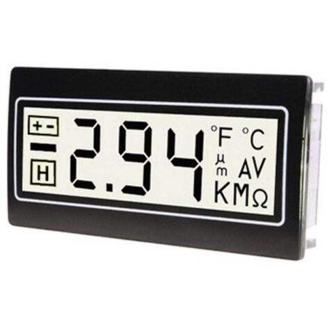 MULTIMÈTRE ENCASTRABLE 36X72 MM RÉTROÉCLAIRAGE BLANC TDE INSTRUMENTS DPM962-TW