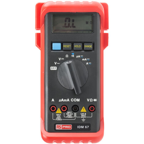 Multimètre IDM20 RS PRO Portable, 600V ca 200mA ca
