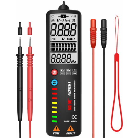 Multimètre intelligent 2000 points testeur résistance fréquence