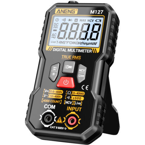 Multimètre intelligent M127, testeur de tension CA/CC 4000 points
