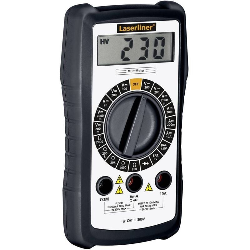 Laserliner - MultiMeter Multimètre numérique cat iii 300 v Affichage (nombre de points): 1999