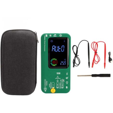 Multimètre Multifonctionnel Écran LCD Couleur Analyseur Circuit Thermomètre Infrarouge Haute Précision Atelier Voiture