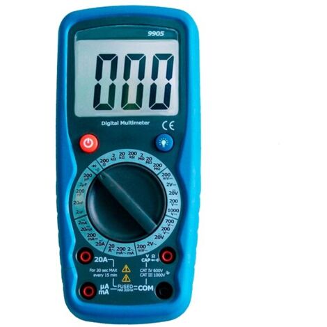 MULTIMÈTRE NUMÉRIQUE 20A - 1000 V