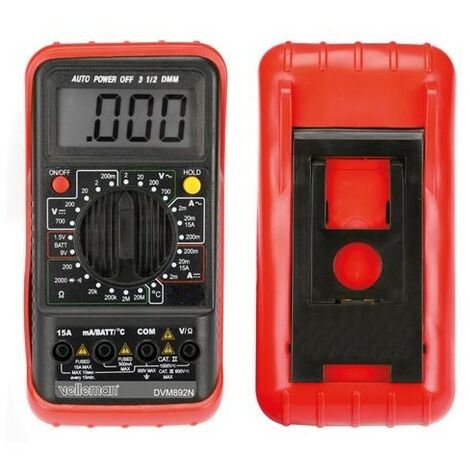 Multimètre multifonctions Velleman DVM894: voltmètre, ampèremètre,  capacimètre, fréquence