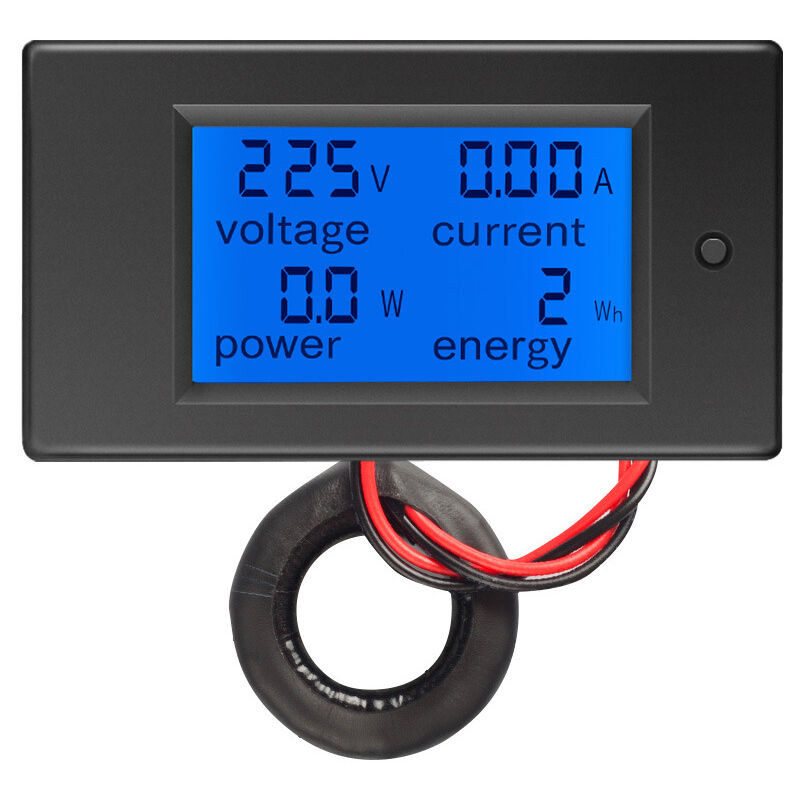 Multimètre numérique AC 80-260V 100A PZEM-061 Affichage LCD Multimètre de tension numérique Énergie Ampèremètre Voltmètre avec transformateur de