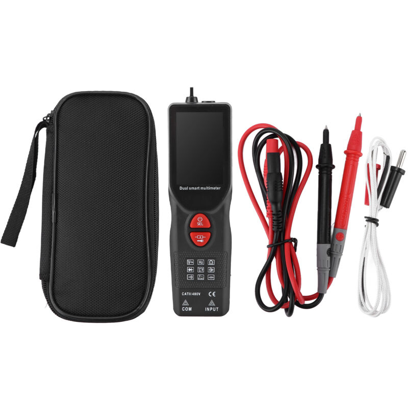 Multimètre numérique automatique avec écran LCD, mesure précise, testeur de courant automatique, 400V/400A