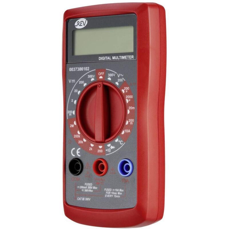 FP - rev Temp. Multimètre numérique cat iii